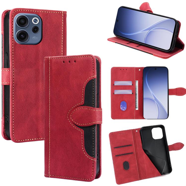 Custodia per telefono in pelle con fibbia magnetica Skin Feel, For OPPO Find X9s Pro 5G, For OPPO Find X9 Ultra 5G, For OPPO A6s 4G, For OPPO Reno15 F 5G, For OPPO A6x 4G Global, For OPPO Reno15 5G Global