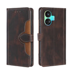 Custodia per telefono in pelle con fibbia magnetica Skin Feel, For Realme 12 Pro 5G, For Realme GT5 Pro 5G, For Realme 11 5G, For Realme 11 Pro / 11 Pro+ 5G, For Realme C65 4G, For Realme GT Neo5 SE