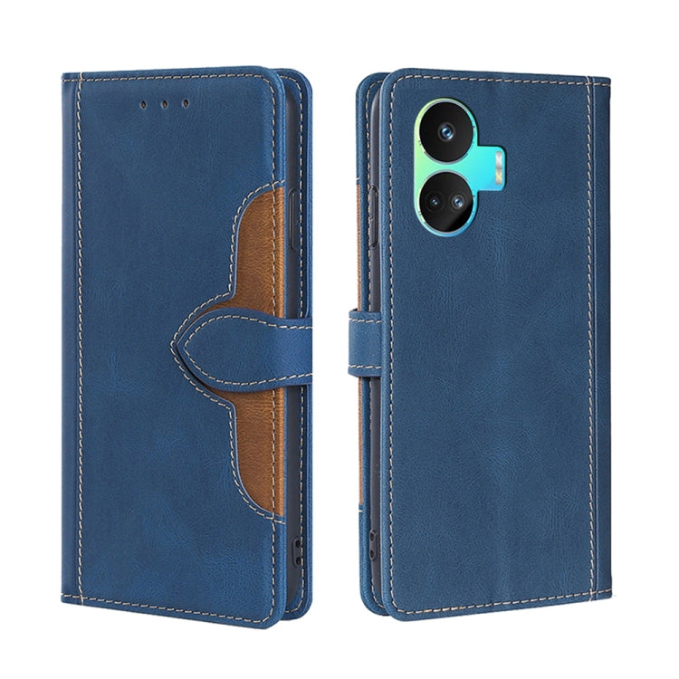 Custodia per telefono in pelle con fibbia magnetica Skin Feel, For Realme 12 Pro 5G, For Realme GT5 Pro 5G, For Realme 11 5G, For Realme 11 Pro / 11 Pro+ 5G, For Realme C65 4G, For Realme GT Neo5 SE
