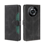 Custodia per telefono in pelle con fibbia magnetica Skin Feel, For Realme 12 Pro 5G, For Realme GT5 Pro 5G, For Realme 11 5G, For Realme 11 Pro / 11 Pro+ 5G, For Realme C65 4G, For Realme GT Neo5 SE