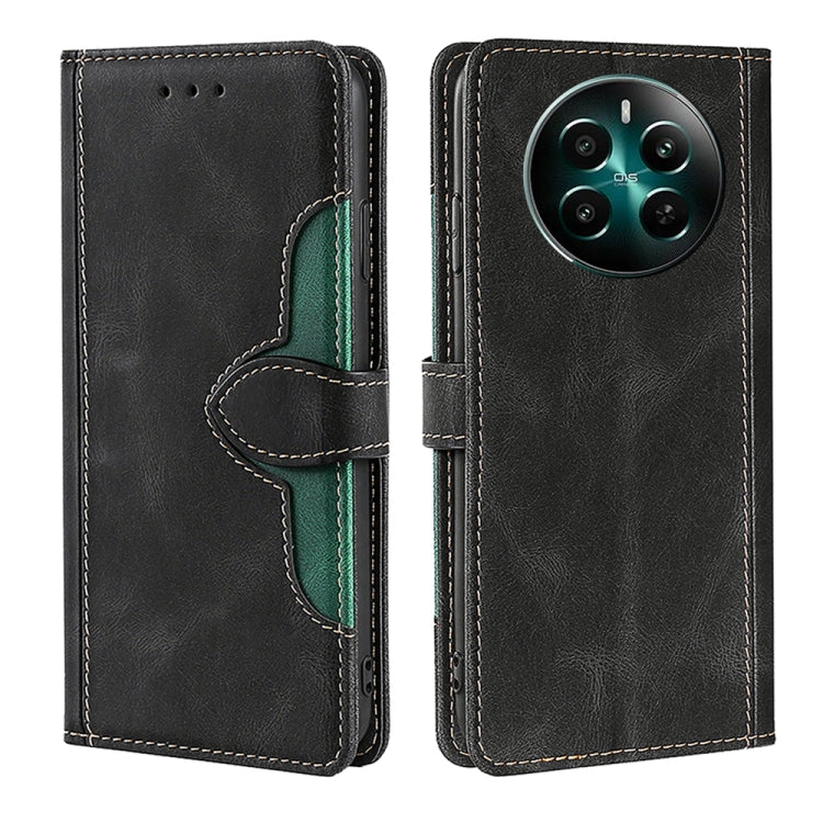 Custodia per telefono in pelle con fibbia magnetica Skin Feel, For Realme C75 4G / 14x 5G Global, For Realme 13 Pro 5G, For Realme C61 4G, For Realme GT Neo6 SE 5G, For Realme 12 5G, For Realme 12+ 5G