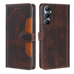 Custodia per telefono in pelle con fibbia magnetica Skin Feel, For Realme 12 Pro 5G, For Realme GT5 Pro 5G, For Realme 11 5G, For Realme 11 Pro / 11 Pro+ 5G, For Realme C65 4G, For Realme GT Neo5 SE
