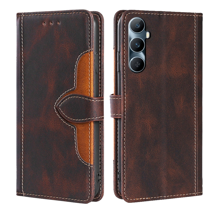 Custodia per telefono in pelle con fibbia magnetica Skin Feel, For Realme 12 Pro 5G, For Realme GT5 Pro 5G, For Realme 11 5G, For Realme 11 Pro / 11 Pro+ 5G, For Realme C65 4G, For Realme GT Neo5 SE