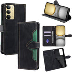 Custodia per telefono in pelle con fibbia magnetica Skin Feel, For Realme C75 4G / 14x 5G Global, For Realme 13 Pro 5G, For Realme C61 4G, For Realme GT Neo6 SE 5G, For Realme 12 5G, For Realme 12+ 5G