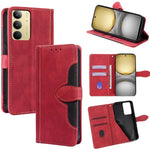 Custodia per telefono in pelle con fibbia magnetica Skin Feel, For Realme C75 4G / 14x 5G Global, For Realme 13 Pro 5G, For Realme C61 4G, For Realme GT Neo6 SE 5G, For Realme 12 5G, For Realme 12+ 5G