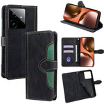 Custodia per telefono in pelle con fibbia magnetica Skin Feel, For Realme GT 7 5G Global, For Realme 14 5G Global, For Realme P3 Ultra 5G, For Realme P3 Pro 5G Global, For Realme 14 Pro+ 5G, For Realme 14 Pro 5G Global