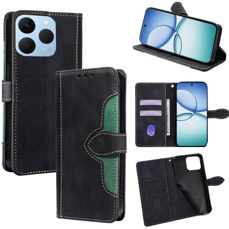 Custodia per telefono in pelle con fibbia magnetica Skin Feel, For Realme 16 Pro 5G, For Realme P4x 5G, For Realme C85 5G, For Realme C85 Pro 4G, For Realme 15T 5G Global, For Realme C71 4G