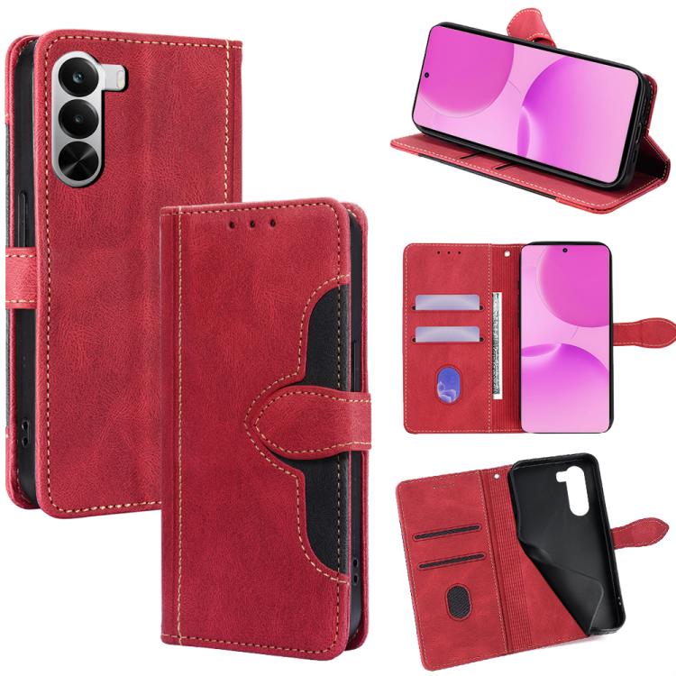 Custodia per telefono in pelle con fibbia magnetica Skin Feel, For Realme 16 Pro 5G, For Realme P4x 5G, For Realme C85 5G, For Realme C85 Pro 4G, For Realme 15T 5G Global, For Realme C71 4G