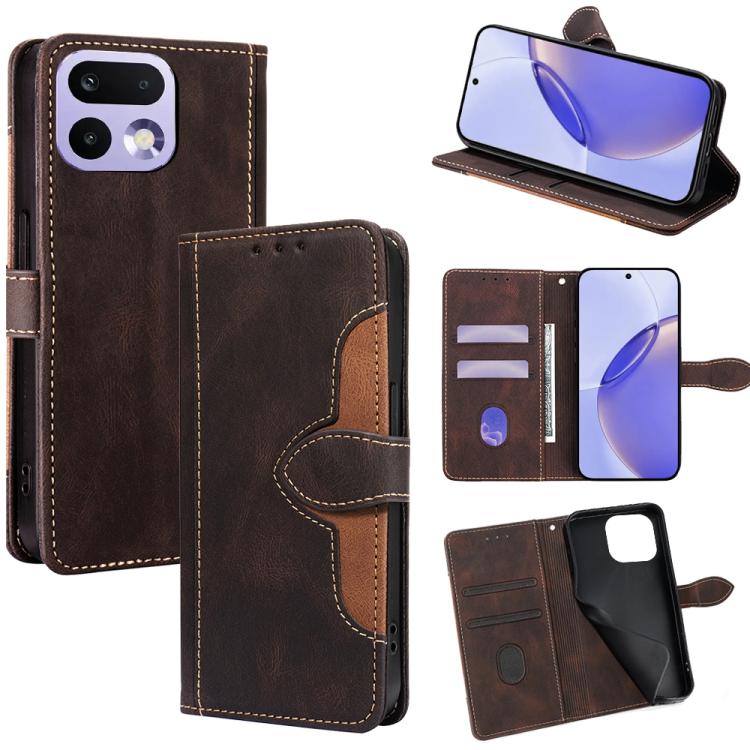 Custodia per telefono in pelle con fibbia magnetica Skin Feel, For Realme 16 Pro 5G, For Realme P4x 5G, For Realme C85 5G, For Realme C85 Pro 4G, For Realme 15T 5G Global, For Realme C71 4G
