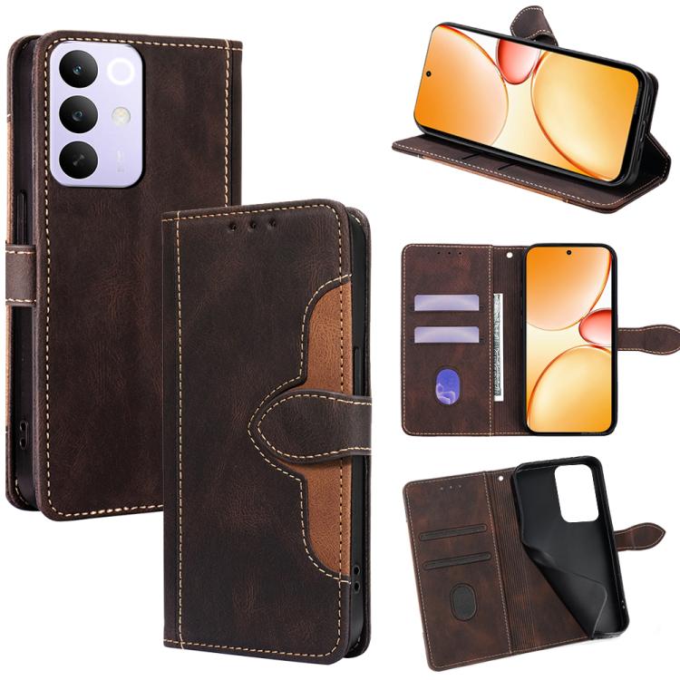 Custodia per telefono in pelle con fibbia magnetica Skin Feel, For Realme 16 Pro 5G, For Realme P4x 5G, For Realme C85 5G, For Realme C85 Pro 4G, For Realme 15T 5G Global, For Realme C71 4G