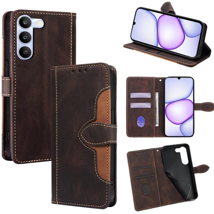 Custodia per telefono in pelle con fibbia magnetica Skin Feel, For Realme P4 Power 5G, For Realme Note 80 4G, For Realme C83 5G, For Realme Neo8 5G, For Realme 16 5G Global, For Realme 16 Pro+ 5G