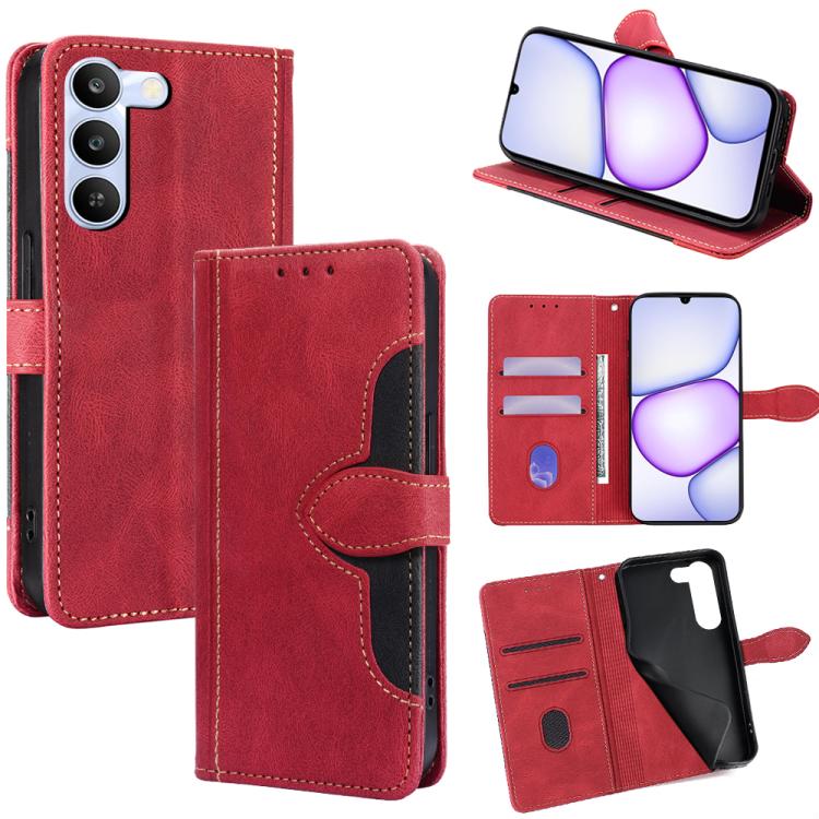 Custodia per telefono in pelle con fibbia magnetica Skin Feel, For Realme P4 Power 5G, For Realme Note 80 4G, For Realme C83 5G, For Realme Neo8 5G, For Realme 16 5G Global, For Realme 16 Pro+ 5G