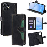 Custodia per telefono in pelle con fibbia magnetica Skin Feel, For Realme P4 Power 5G, For Realme Note 80 4G, For Realme C83 5G, For Realme Neo8 5G, For Realme 16 5G Global, For Realme 16 Pro+ 5G