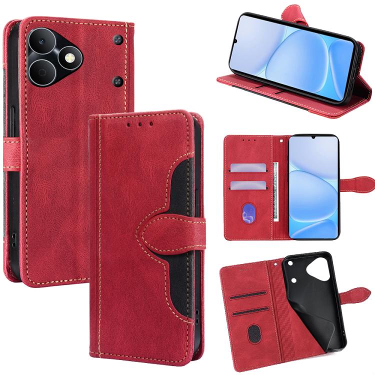 Custodia per telefono in pelle con fibbia magnetica Skin Feel, For Realme P4 Power 5G, For Realme Note 80 4G, For Realme C83 5G, For Realme Neo8 5G, For Realme 16 5G Global, For Realme 16 Pro+ 5G