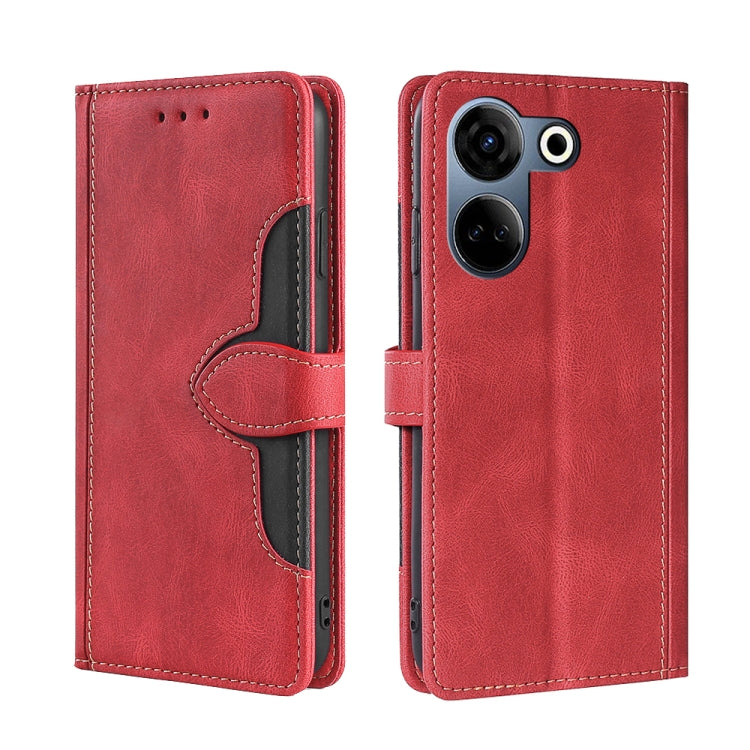 Custodia per telefono in pelle con fibbia magnetica Skin Feel, For Tecno Camon 20 Pro 4G