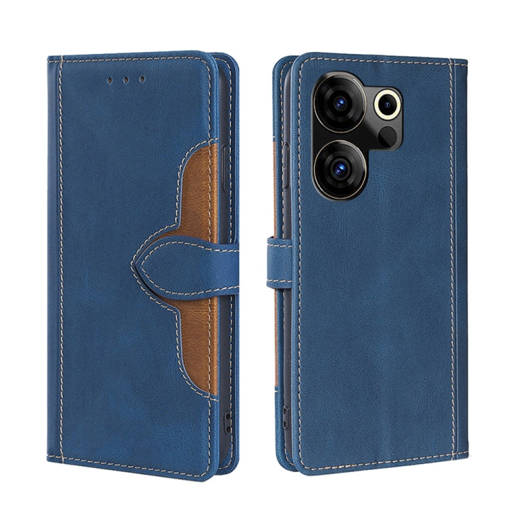 Custodia per telefono in pelle con fibbia magnetica Skin Feel, For Tecno Camon 30 Premier 5G, For Tecno Pova 6 Neo 4G, For Tecno Camon 30 Pro 5G, For Tecno Camon 30, For Tecno Camon 20 Premier 5G, For Tecno Camon 20 Pro 5G