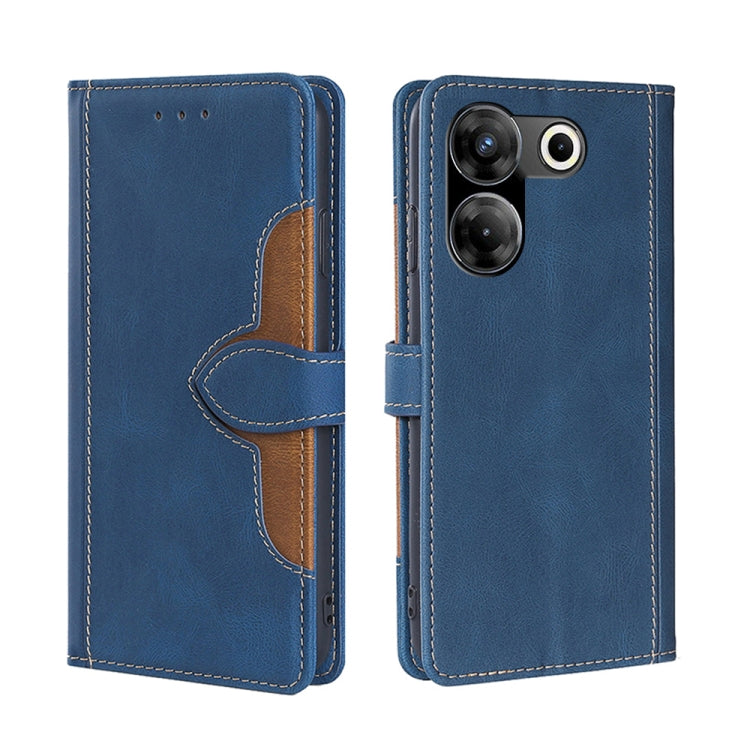 Custodia per telefono in pelle con fibbia magnetica Skin Feel, For Tecno Camon 30 Premier 5G, For Tecno Pova 6 Neo 4G, For Tecno Camon 30 Pro 5G, For Tecno Camon 30, For Tecno Camon 20 Premier 5G, For Tecno Camon 20 Pro 5G