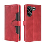 Custodia per telefono in pelle con fibbia magnetica Skin Feel, For Tecno Camon 30 Premier 5G, For Tecno Pova 6 Neo 4G, For Tecno Camon 30 Pro 5G, For Tecno Camon 30, For Tecno Camon 20 Premier 5G, For Tecno Camon 20 Pro 5G