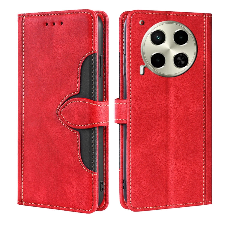 Custodia per telefono in pelle con fibbia magnetica Skin Feel, For Tecno Camon 30 Premier 5G, For Tecno Pova 6 Neo 4G, For Tecno Camon 30 Pro 5G, For Tecno Camon 30, For Tecno Camon 20 Premier 5G, For Tecno Camon 20 Pro 5G