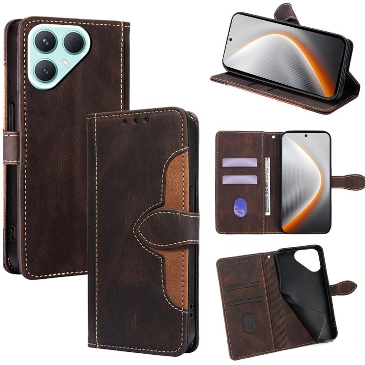 Custodia per telefono in pelle con fibbia magnetica Skin Feel, For Tecno Pova Curve 2 5G, For Tecno Camon 50 Pro 4G, For Tecno Camon 50 4G, For Tecno Pova Slim 5G / Spark Slim 4G, For Tecno Pova 7 Pro, For Tecno Pova 7 5G