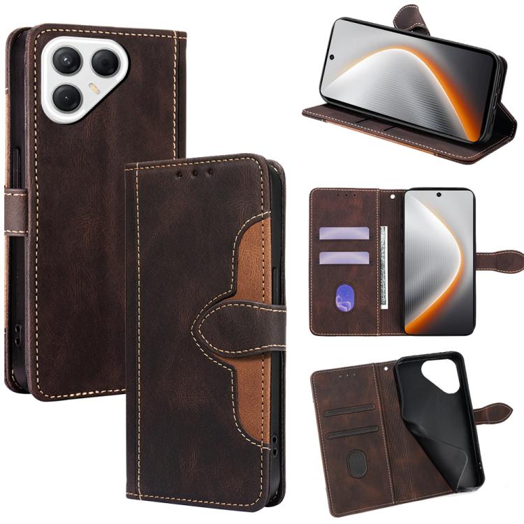 Custodia per telefono in pelle con fibbia magnetica Skin Feel, For Tecno Pova Curve 2 5G, For Tecno Camon 50 Pro 4G, For Tecno Camon 50 4G, For Tecno Pova Slim 5G / Spark Slim 4G, For Tecno Pova 7 Pro, For Tecno Pova 7 5G