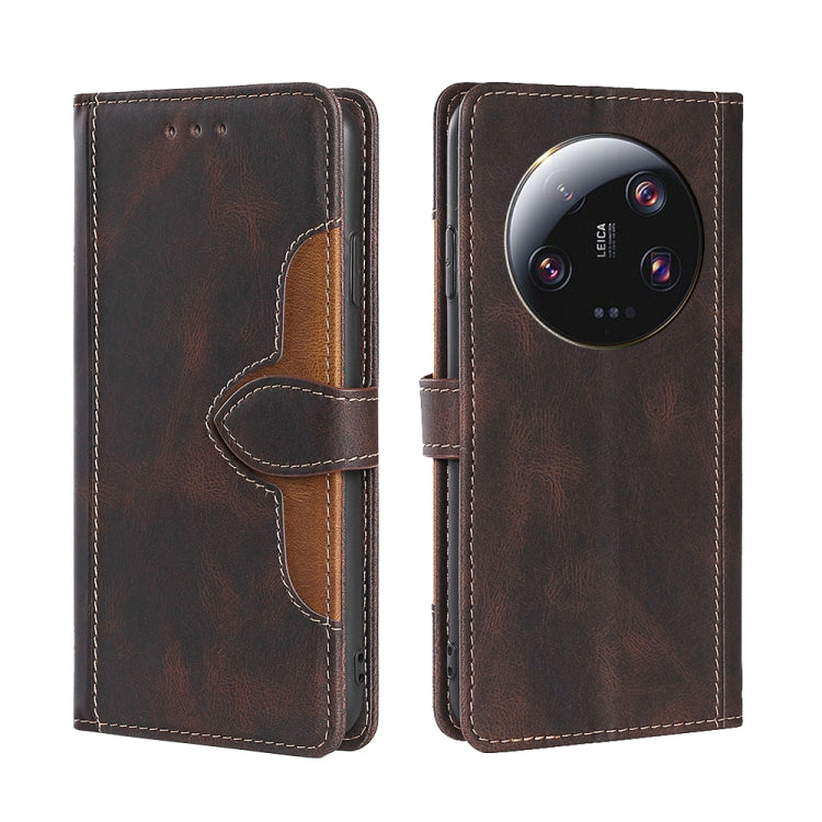 Custodia portafoglio in pelle con fibbia magnetica per Xiaomi Red