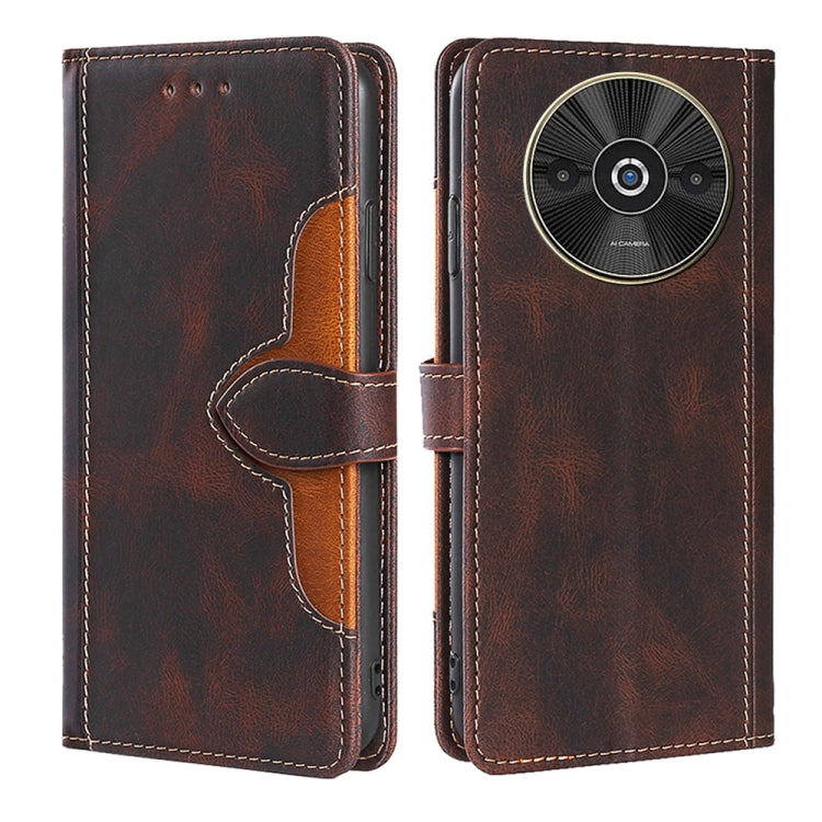 Custodia per telefono in pelle con fibbia magnetica Skin Feel, For Xiaomi Redmi Turbo 3 5G, For Xiaomi Civi 4 Pro, For Xiaomi Redmi A3 4G, For Xiaomi Redmi Note 13 4G, For Xiaomi Redmi Note 13R Pro 5G, For Xiaomi Redmi 12 4G