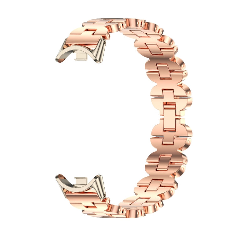 Cinturino per orologio in acciaio inossidabile con catena in osso di Mijobs, For Xiaomi Smart Band 10 / 9 / 8