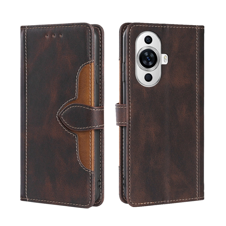 Custodia per telefono in pelle con fibbia magnetica Skin Feel, For Huawi Enjoy 60X, For Huawei nova 11 Pro 4G / 11 Ultra 4G, For Huawei nova 11 4G