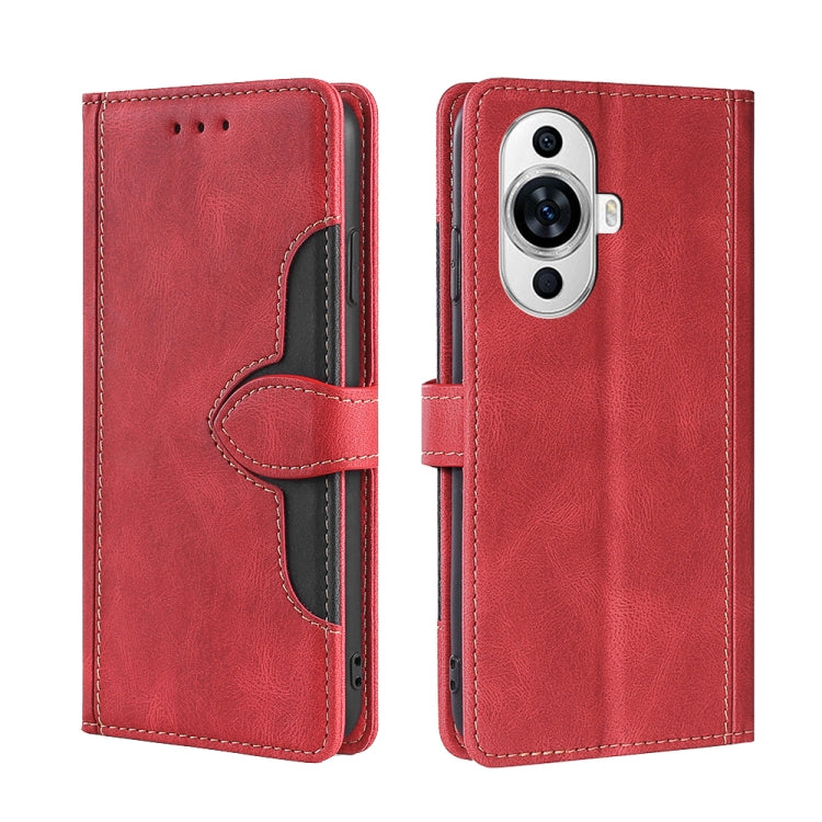 Custodia per telefono in pelle con fibbia magnetica Skin Feel, For Huawi Enjoy 60X, For Huawei nova 11 Pro 4G / 11 Ultra 4G, For Huawei nova 11 4G