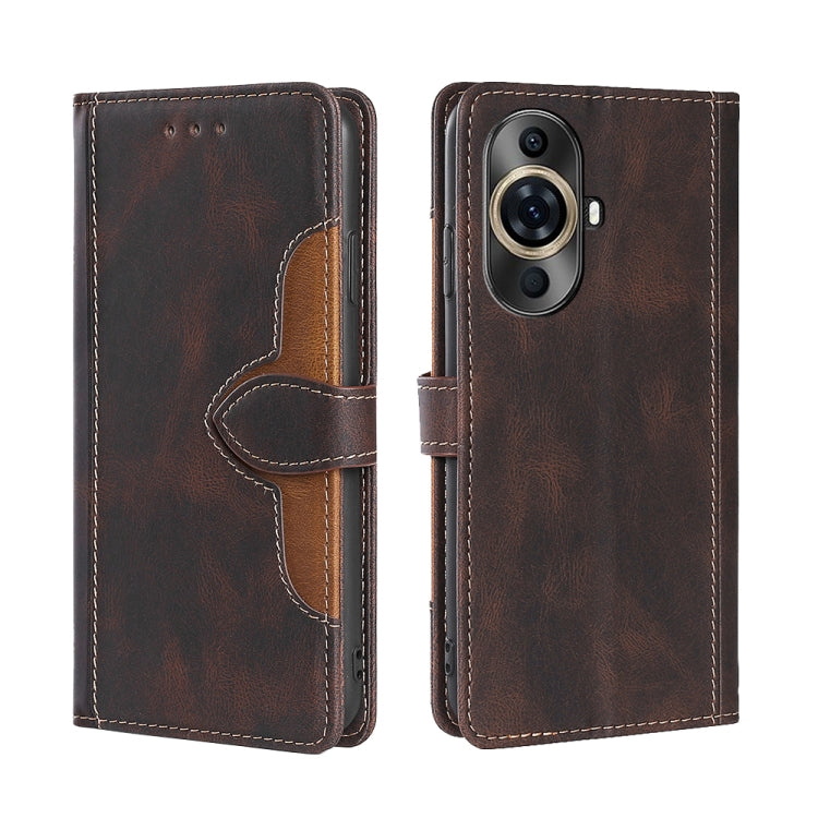 Custodia per telefono in pelle con fibbia magnetica Skin Feel, For Huawi Enjoy 60X, For Huawei nova 11 Pro 4G / 11 Ultra 4G, For Huawei nova 11 4G