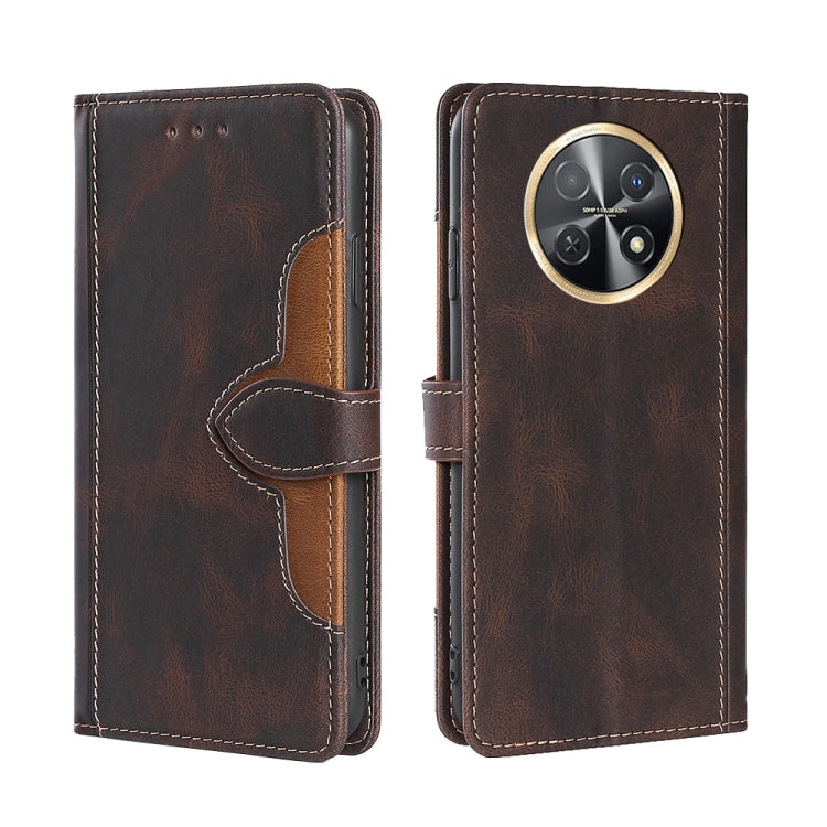 Custodia per telefono in pelle con fibbia magnetica Skin Feel, For Huawi Enjoy 60X, For Huawei nova 11 Pro 4G / 11 Ultra 4G, For Huawei nova 11 4G