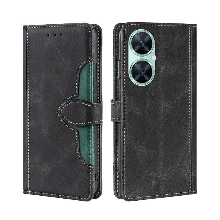 Custodia per telefono in pelle con fibbia magnetica Skin Feel, For Huawei Pura 70 Pro / 70 Pro+ 5G, For Huawei Pura 70 Ultra 5G, For Huawei nova 12i 4G, For Huawei Pura 70 5G, For Huawei nova 12 5G, For Huawei Enjoy 60 Pro / nova 11i