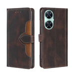 Custodia per telefono in pelle con fibbia magnetica Skin Feel, For Huawei Pura 70 Pro / 70 Pro+ 5G, For Huawei Pura 70 Ultra 5G, For Huawei nova 12i 4G, For Huawei Pura 70 5G, For Huawei nova 12 5G, For Huawei Enjoy 60 Pro / nova 11i