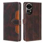 Custodia per telefono in pelle con fibbia magnetica Skin Feel, For Huawei Pura 70 Pro / 70 Pro+ 5G, For Huawei Pura 70 Ultra 5G, For Huawei nova 12i 4G, For Huawei Pura 70 5G, For Huawei nova 12 5G, For Huawei Enjoy 60 Pro / nova 11i