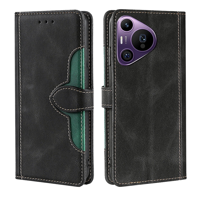 Custodia per telefono in pelle con fibbia magnetica Skin Feel, For Huawei Pura 70 Pro / 70 Pro+ 5G, For Huawei Pura 70 Ultra 5G, For Huawei nova 12i 4G, For Huawei Pura 70 5G, For Huawei nova 12 5G, For Huawei Enjoy 60 Pro / nova 11i