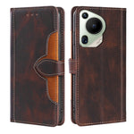 Custodia per telefono in pelle con fibbia magnetica Skin Feel, For Huawei Pura 70 Pro / 70 Pro+ 5G, For Huawei Pura 70 Ultra 5G, For Huawei nova 12i 4G, For Huawei Pura 70 5G, For Huawei nova 12 5G, For Huawei Enjoy 60 Pro / nova 11i