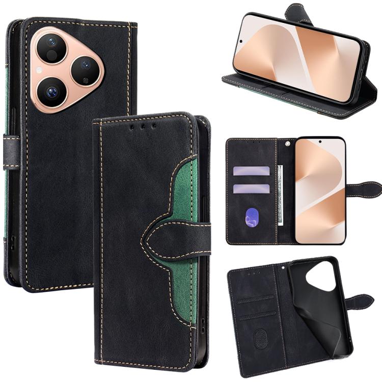 Custodia per telefono in pelle con fibbia magnetica Skin Feel, For Huawei Mate 80 5G, For Huawei Maimang 40 5G, For Huawei Pura 80 5G, For Huawei nova 14 Ultra 5G, For Huawei nova 14 Pro 5G, For Huawei nova 14 5G