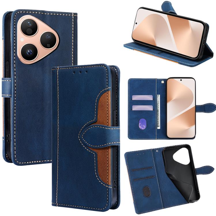 Custodia per telefono in pelle con fibbia magnetica Skin Feel, For Huawei Mate 80 5G, For Huawei Maimang 40 5G, For Huawei Pura 80 5G, For Huawei nova 14 Ultra 5G, For Huawei nova 14 Pro 5G, For Huawei nova 14 5G