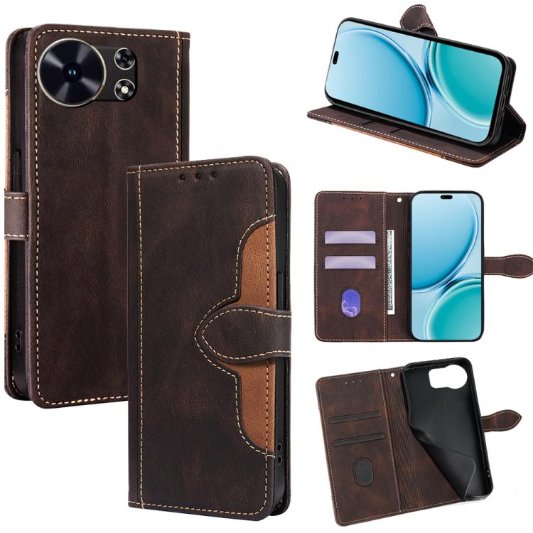 Custodia per telefono in pelle con fibbia magnetica Skin Feel, For Huawei Mate 80 5G, For Huawei Maimang 40 5G, For Huawei Pura 80 5G, For Huawei nova 14 Ultra 5G, For Huawei nova 14 Pro 5G, For Huawei nova 14 5G