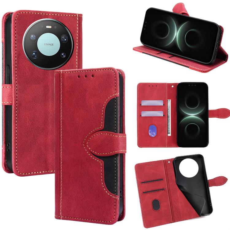 Custodia per telefono in pelle con fibbia magnetica Skin Feel, For Huawei Enjoy 90 Pro Max 5G, For Huawei Enjoy 90 Plus 5G, For Huawei nova 15 Ultra, For Huawei nova 15 Pro, For Huawei nova 15, For Huawei Mate 80 Pro Max 5G