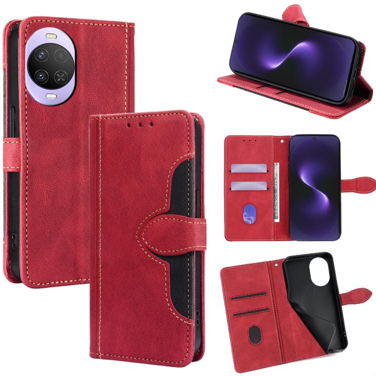 Custodia per telefono in pelle con fibbia magnetica Skin Feel, For Huawei Enjoy 90 Pro Max 5G, For Huawei Enjoy 90 Plus 5G, For Huawei nova 15 Ultra, For Huawei nova 15 Pro, For Huawei nova 15, For Huawei Mate 80 Pro Max 5G