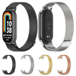 Cinturino per orologio Mijobs Milan in metallo magnetico in acciaio inossidabile, For Xiaomi Smart Band 10 / 9 / 8