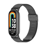 Cinturino per orologio in acciaio inossidabile con fibbia in metallo Mijobs Milan, For Xiaomi Smart Band 10 / 9 / 8