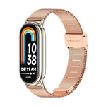 Cinturino per orologio in acciaio inossidabile con fibbia in metallo Mijobs Milan, For Xiaomi Smart Band 10 / 9 / 8