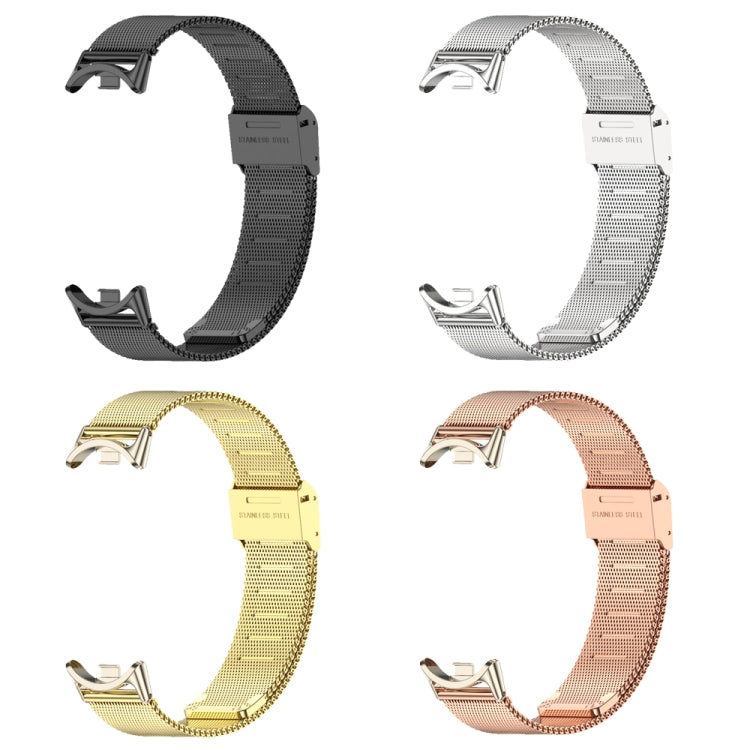 Cinturino per orologio in acciaio inossidabile con fibbia in metallo Mijobs Milan, For Xiaomi Smart Band 10 / 9 / 8