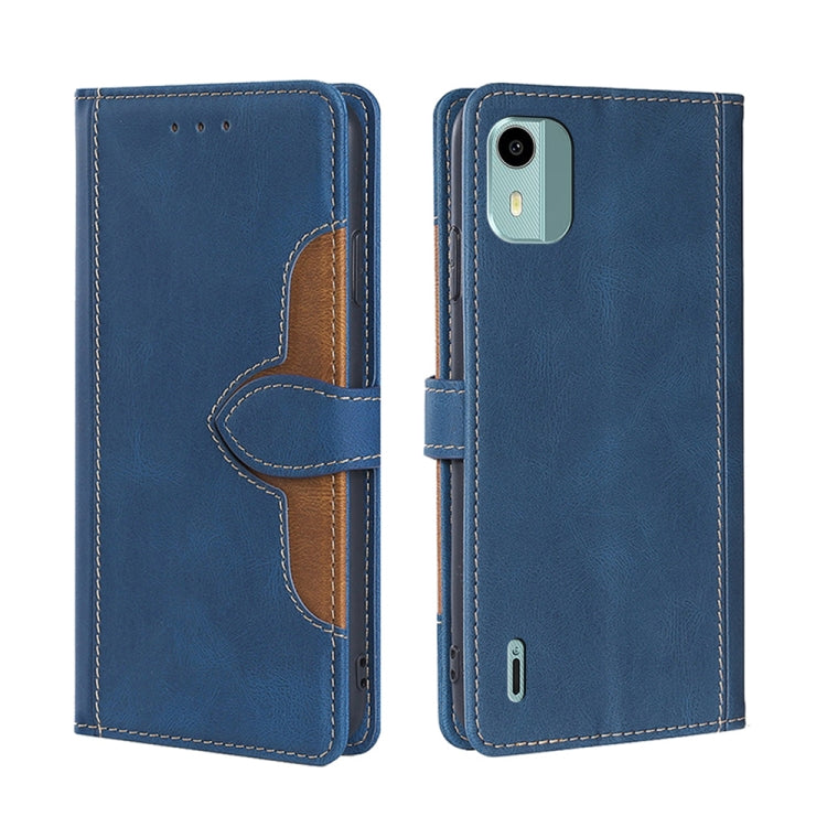 Custodia per telefono in pelle con fibbia magnetica Skin Feel, For Nokia C12, For Nokia C22, For Nokia C32, For Nokia G11 Plus, For Nokia C02 TA-1522