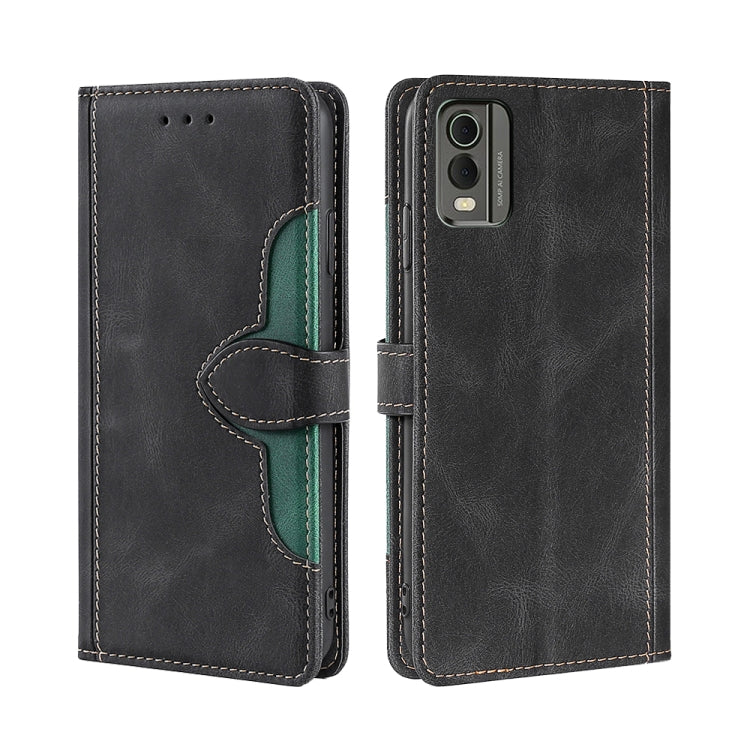 Custodia per telefono in pelle con fibbia magnetica Skin Feel, For Nokia C12, For Nokia C22, For Nokia C32, For Nokia G11 Plus, For Nokia C02 TA-1522