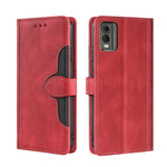 Custodia per telefono in pelle con fibbia magnetica Skin Feel, For Nokia C12, For Nokia C22, For Nokia C32, For Nokia G11 Plus, For Nokia C02 TA-1522