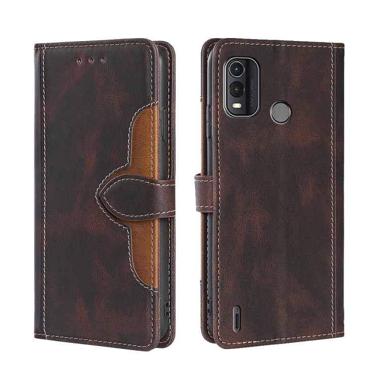 Custodia per telefono in pelle con fibbia magnetica Skin Feel, For Nokia C12, For Nokia C22, For Nokia C32, For Nokia G11 Plus, For Nokia C02 TA-1522